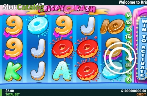 Скрин2. Krispy Kash слот