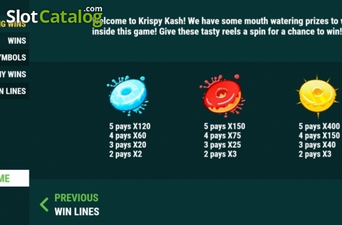 Скрин5. Krispy Kash слот
