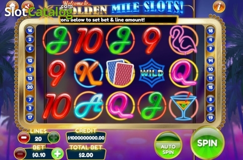 Скрин2. Golden Mile Slots слот