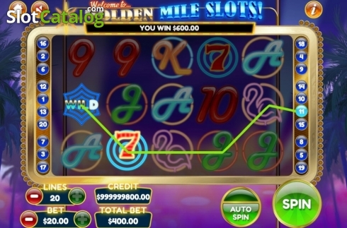 Скрин3. Golden Mile Slots слот