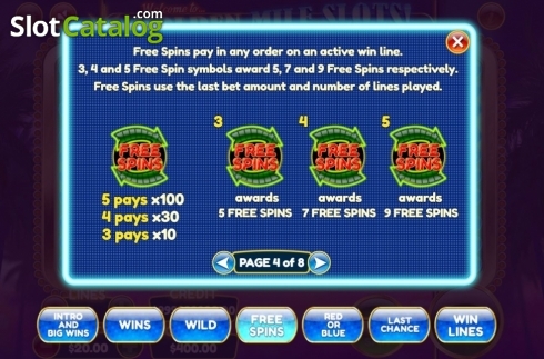 Скрин7. Golden Mile Slots слот