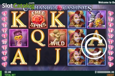 Скрин2. Cashanova Cashpots слот