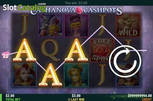 Скрин3. Cashanova Cashpots слот