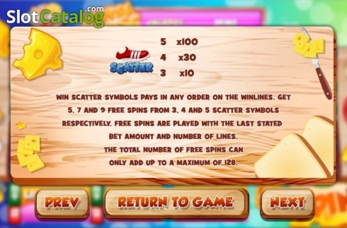 Скрин9. Cheese Chase слот