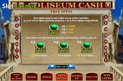 Скрин7. Coliseum Cash слот