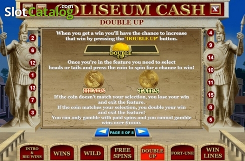 Скрин8. Coliseum Cash слот