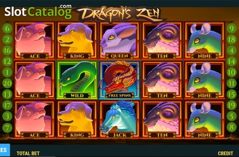 Скрин2. Dragon's Zen слот