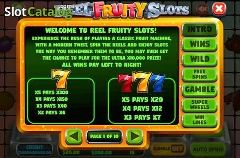 Скрин9. Reel Fruity Slots слот