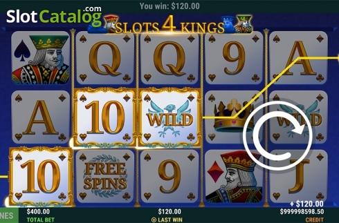 Скрин3. Slots 4 Kings слот