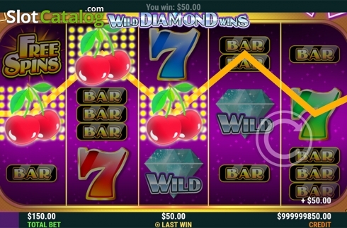 Скрин3. Wild Diamond Wins слот