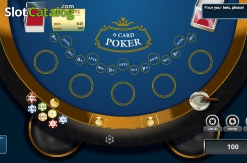Скрин2. 6 Card Poker (Novomatic) слот
