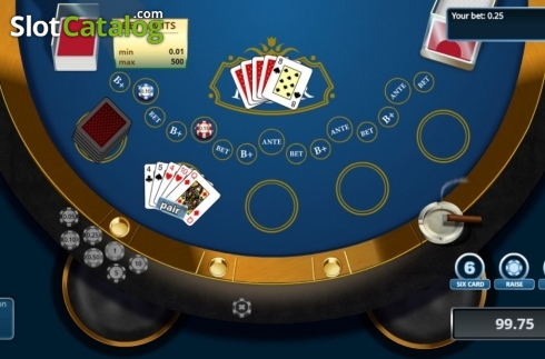 Скрин3. 6 Card Poker (Novomatic) слот