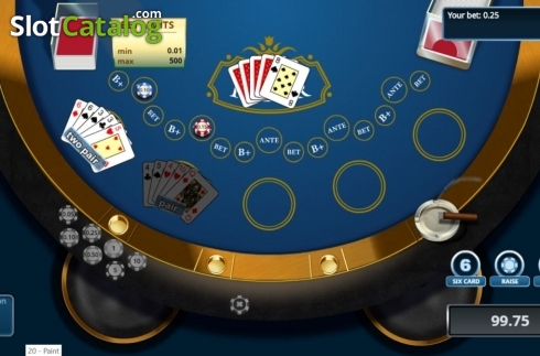 Скрин4. 6 Card Poker (Novomatic) слот