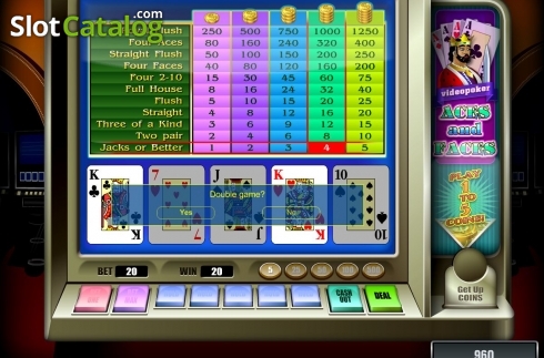 Скрин4. Aces And Faces (Novomatic) слот