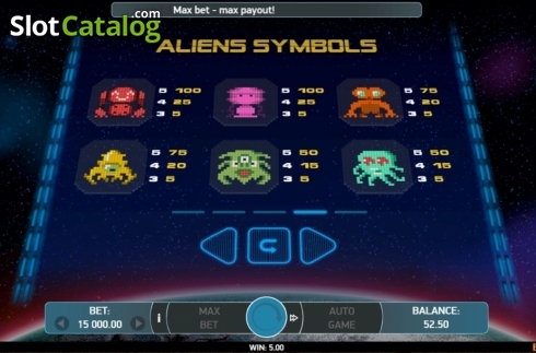 Скрин7. Alien Attack (Bet2Tech) слот