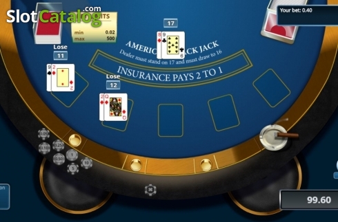 Скрин3. American Blackjack (Novomatic) слот