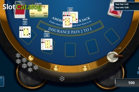 Скрин4. American Blackjack (Novomatic) слот