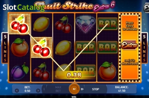 Скрин4. Fruit Strike: Extra 6 слот