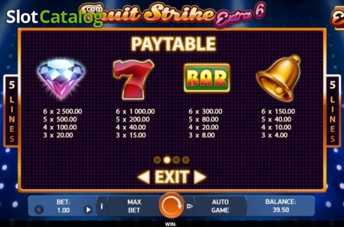 Скрин7. Fruit Strike: Extra 6 слот