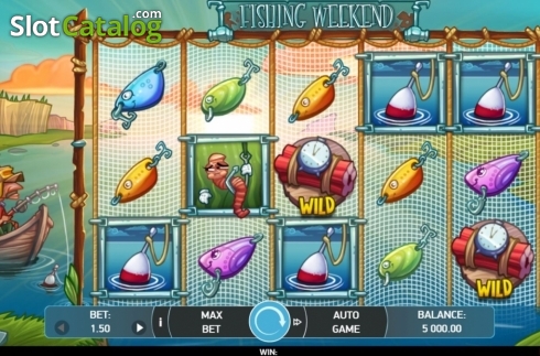 Скрин2. Fishing Weekend слот