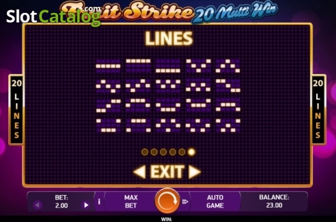 Скрин9. Fruit Strike: 20 Multi Win слот