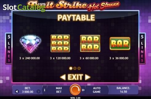 Скрин4. Fruit Strike: Hot Staxxx слот