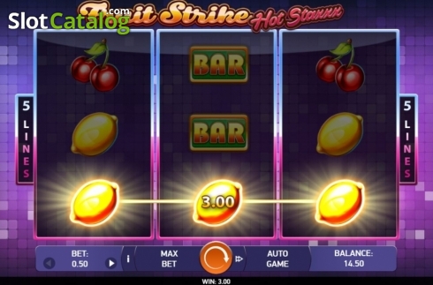 Скрин3. Fruit Strike: Hot Staxxx слот