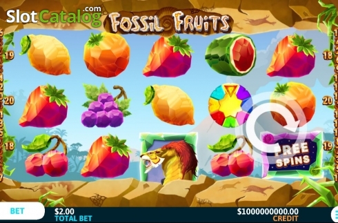 Скрин2. Fossil Fruits слот