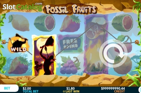 Скрин3. Fossil Fruits слот