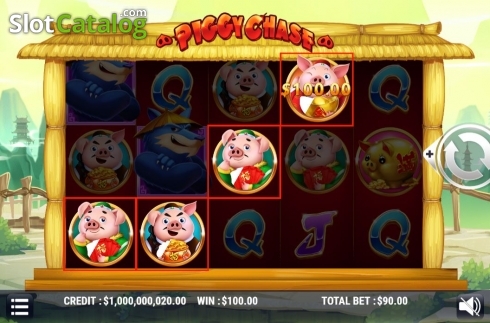 Скрин4. Piggy Chase слот