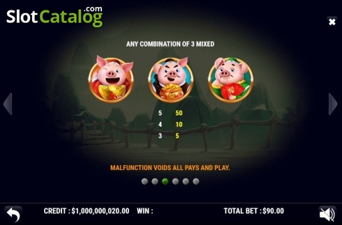 Скрин7. Piggy Chase слот
