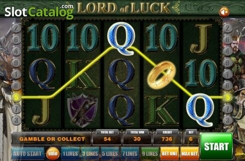 Скрин5. Lord Of Luck (GameX) слот
