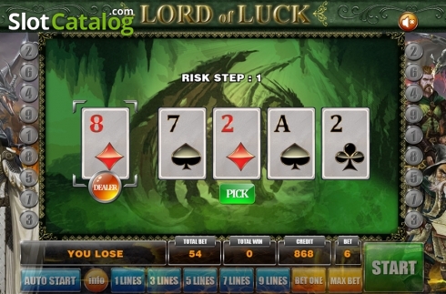 Скрин7. Lord Of Luck (GameX) слот