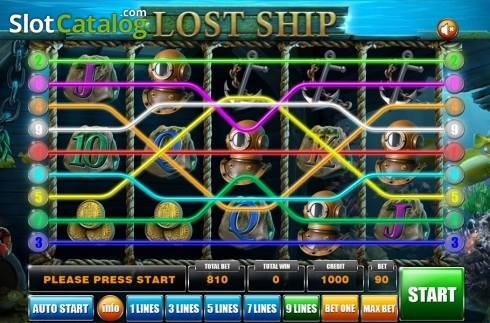 Скрин2. Lost Ship слот