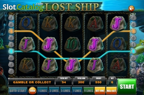 Скрин3. Lost Ship слот