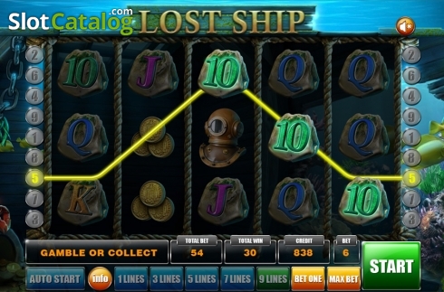 Скрин5. Lost Ship слот
