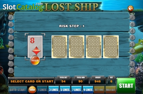 Скрин6. Lost Ship слот