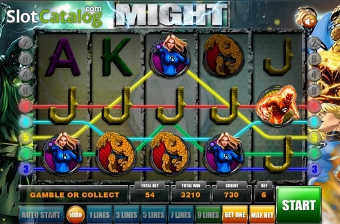 Скрин3. Might (GameX) слот