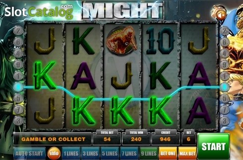 Скрин4. Might (GameX) слот