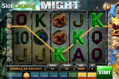 Скрин5. Might (GameX) слот
