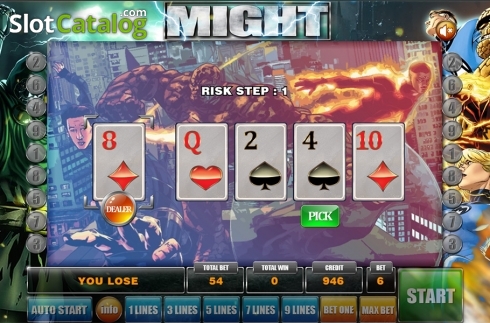 Скрин7. Might (GameX) слот