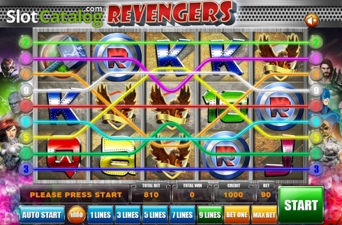 Скрин2. Revengers слот