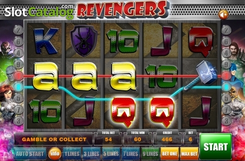 Скрин3. Revengers слот
