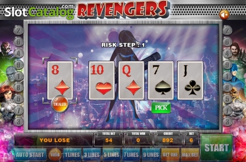 Скрин7. Revengers слот