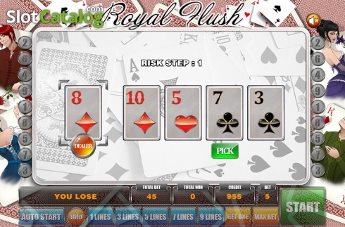 Скрин7. Royal Flush (GameX) слот