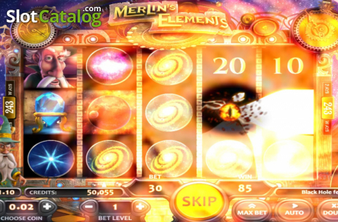Скрин6. Merlin's Elements слот