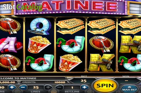 Скрин2. Matinee слот