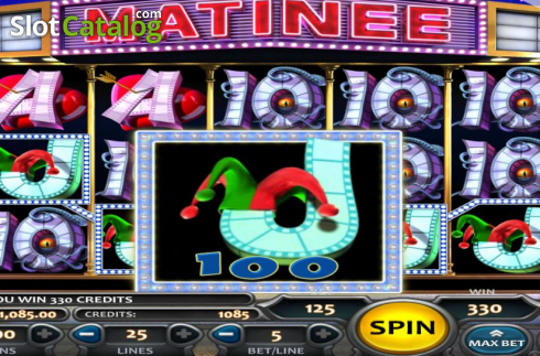 Скрин4. Matinee слот
