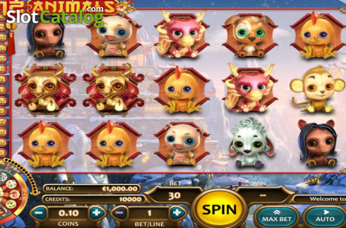 Скрин3. 12 Animals (Nucleus Gaming) слот