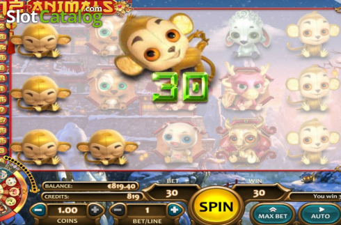 Скрин4. 12 Animals (Nucleus Gaming) слот